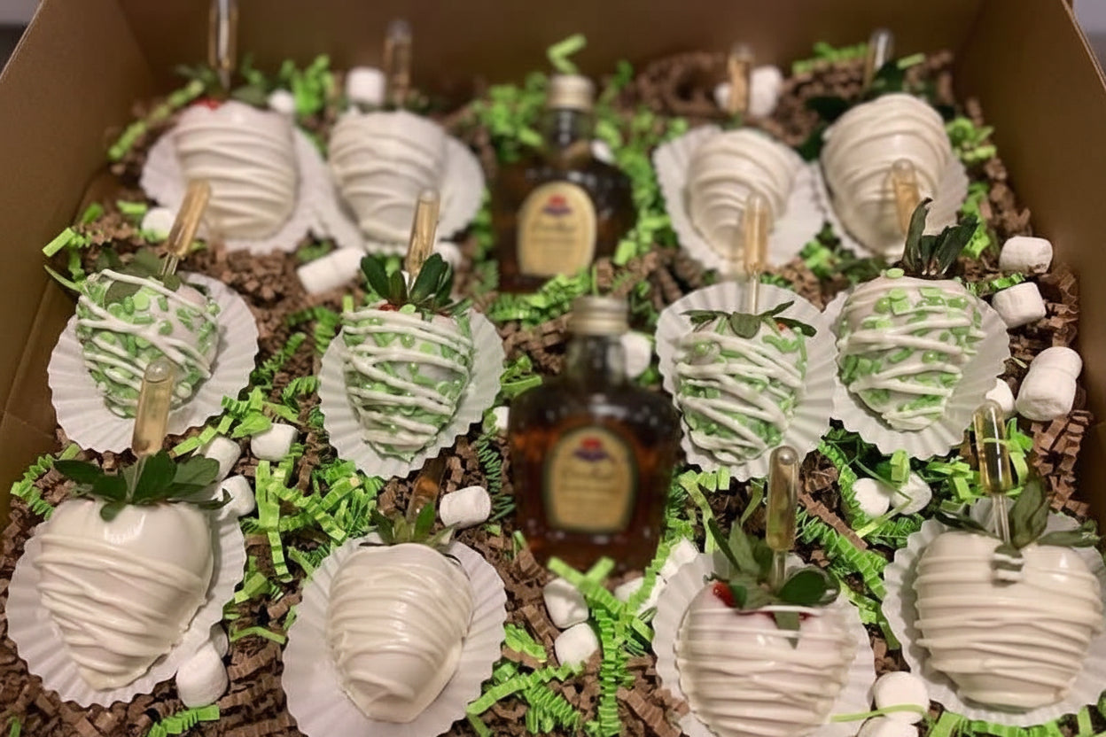 Infused Chocolate Covered Strawberries