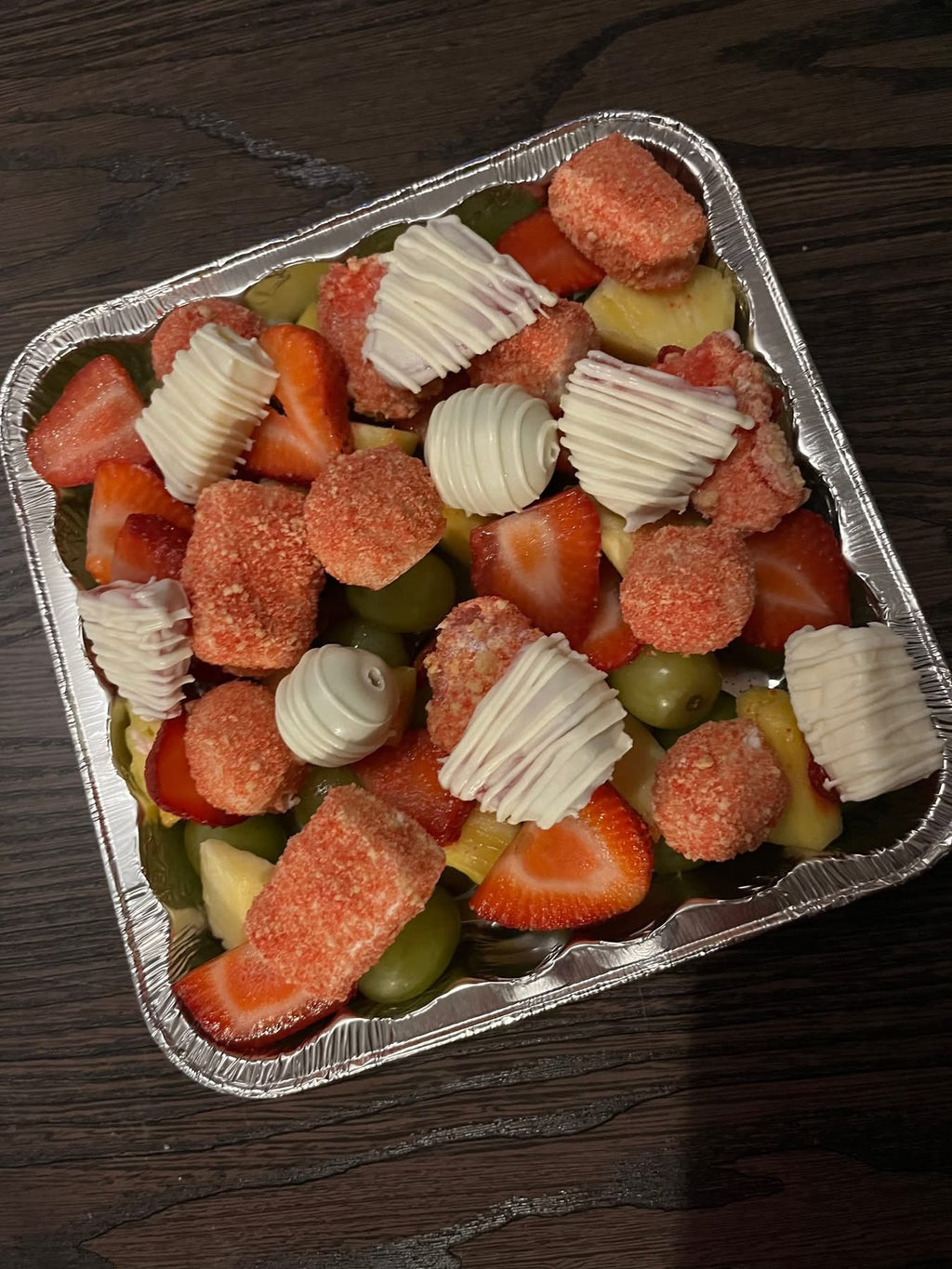 Small Cheesecake Fruit Salad