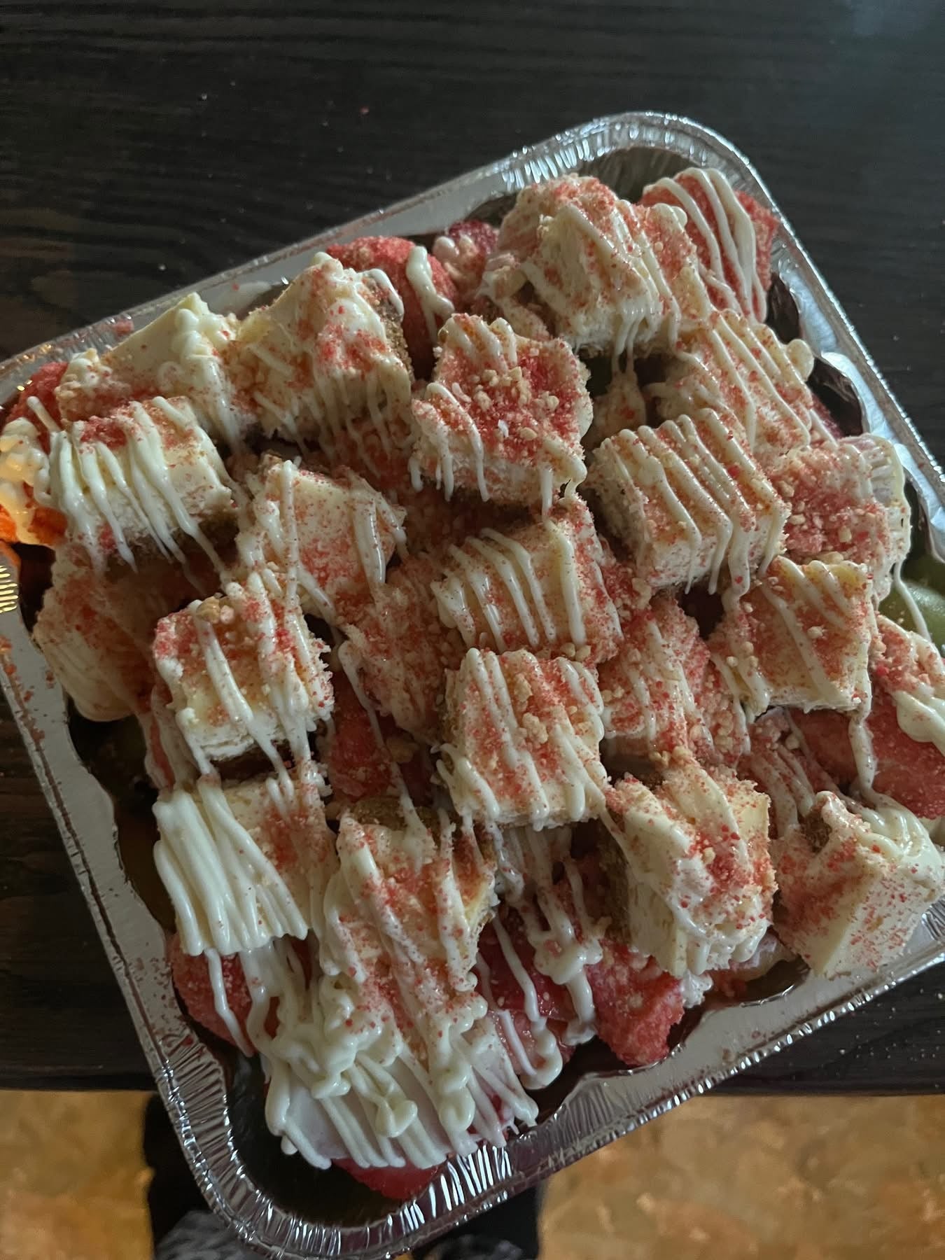 Small Cheesecake Fruit Salad