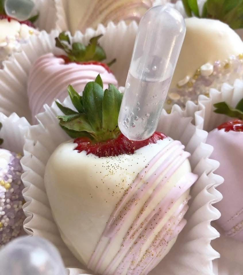 Infused Chocolate Covered Strawberries